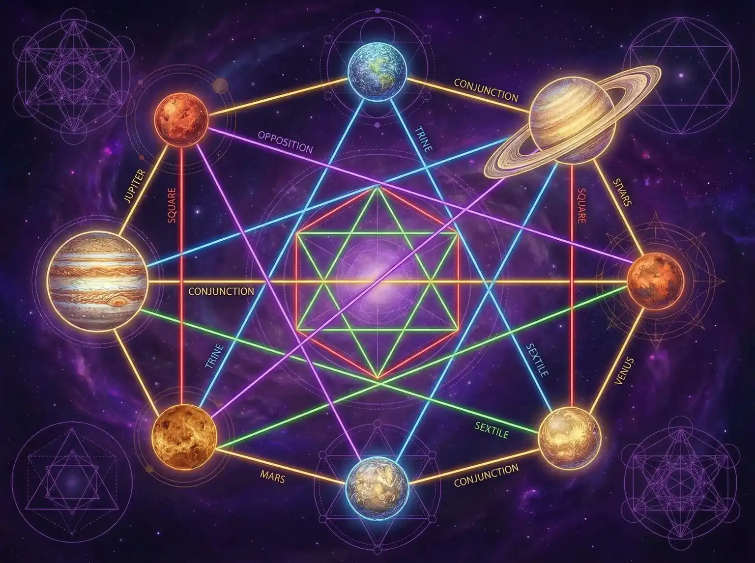 行星相位解读 - 伊人大香线观看免费99 | 占星学进阶